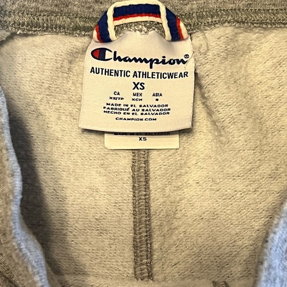 EUC Champion Heather Gray Sweatpants with Logo Adult XS - Picture 5 of 5